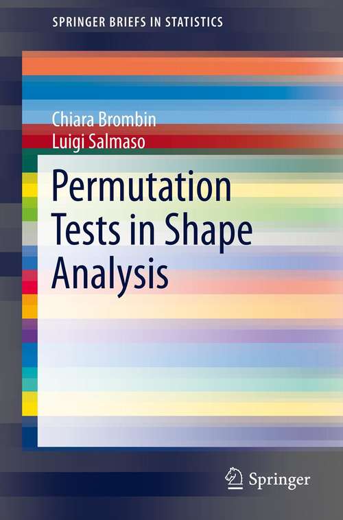 Book cover of Permutation Tests in Shape Analysis
