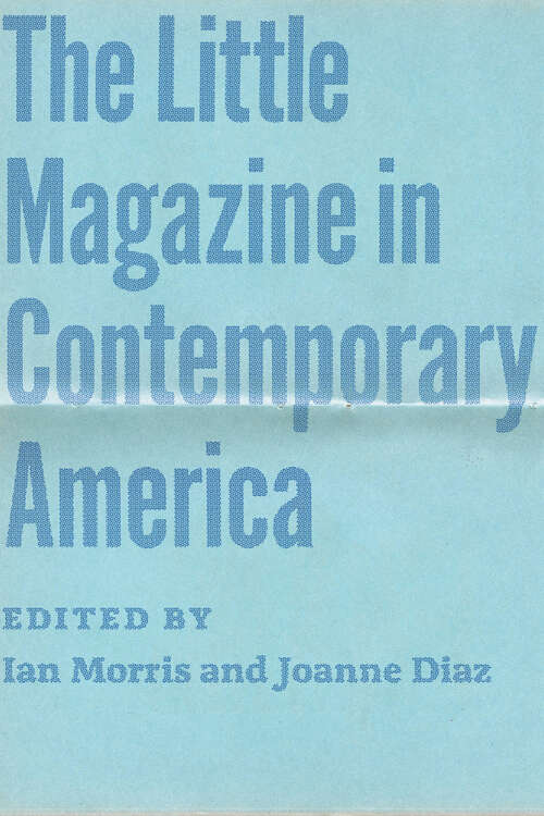 Cover image of The Little Magazine in Contemporary America