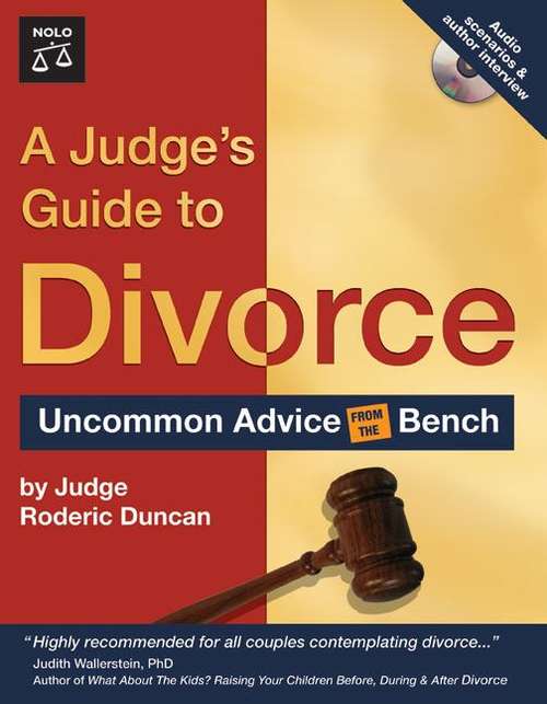 Book cover of Judge's Guide to Divorce,  A