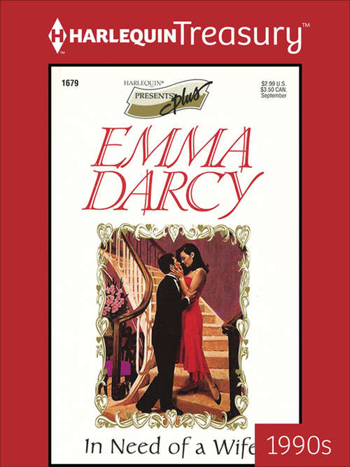 Book cover of In Need of a Wife (Presents Plus Ser. #43)