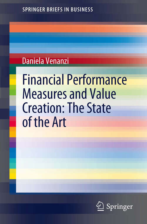 Book cover of Financial Performance Measures and Value Creation: the State of the Art