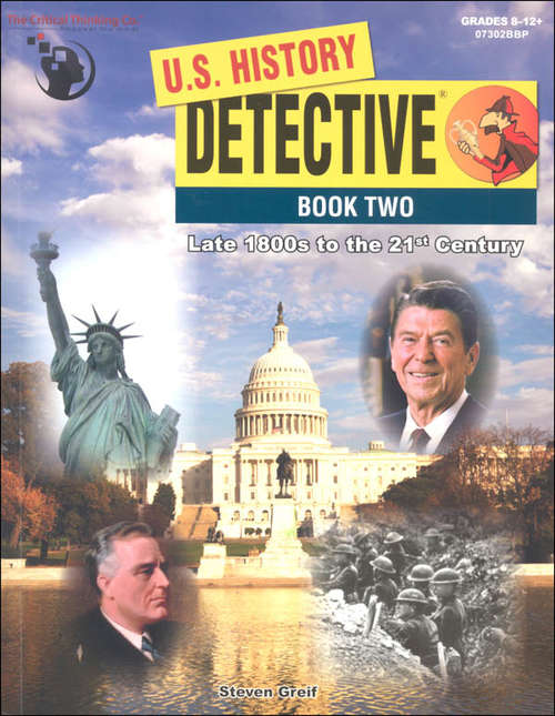Book cover of U.S. History Detective Book 2: Late 1800's to the 21st Century