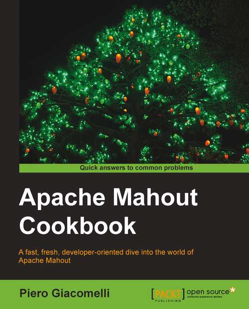 Book cover of Apache Mahout Cookbook