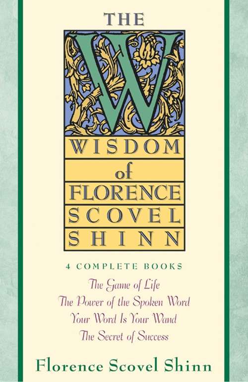 Book cover of Wisdom of Florence Scovel Shinn