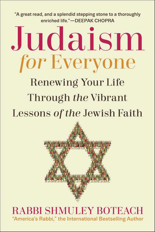 Book cover of Judaism for Everyone: Renewing Your Life Through the Vibrant Lessons of the Jewish Faith