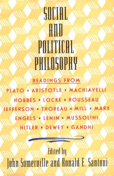 Book cover of Social and Political Philosophy