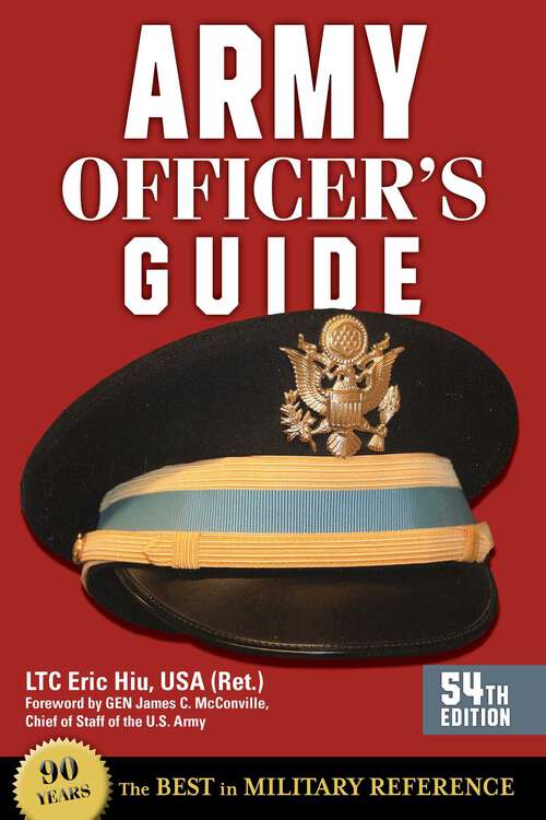 Book cover of Army Officer's Guide