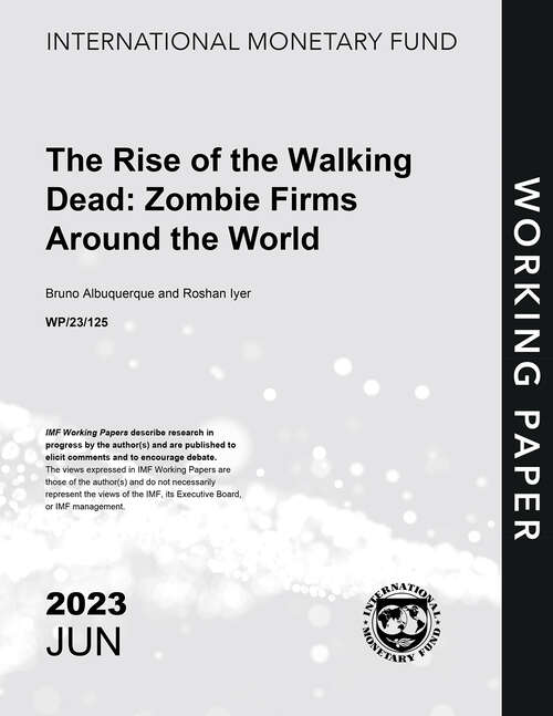 Book cover of The Rise of the Walking Dead: Zombie Firms Around the World