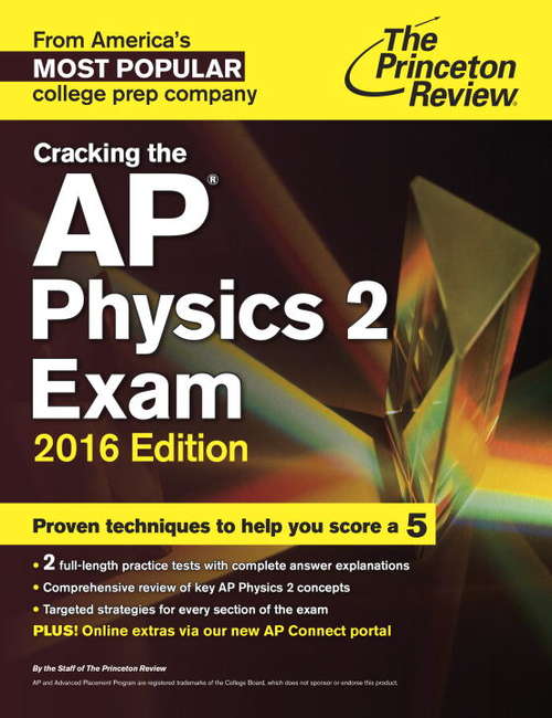 Book cover of Cracking the AP Physics 2 Exam, 2016 Edition