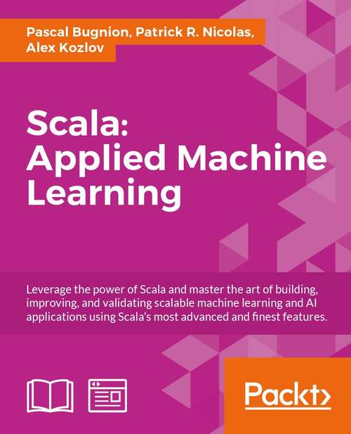 Book cover of Scala:Applied Machine Learning