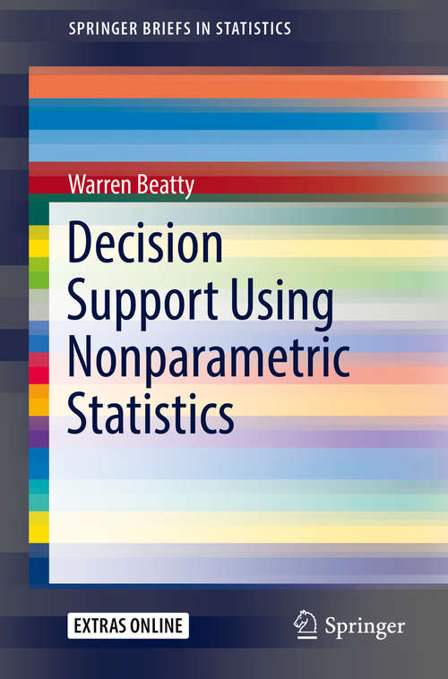 Book cover of Decision Support Using Nonparametric Statistics