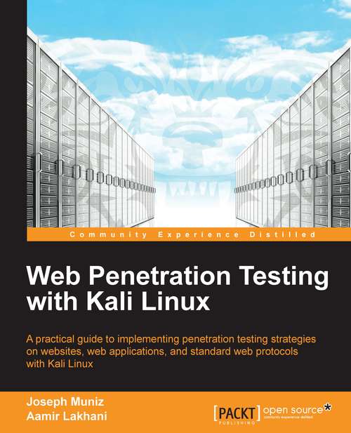 Book cover of Web Penetration Testing with Kali Linux