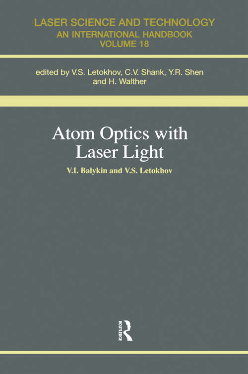 Atom Optics with Laser Light