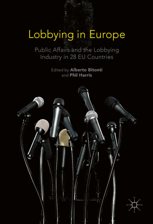 Book cover of Lobbying in Europe
