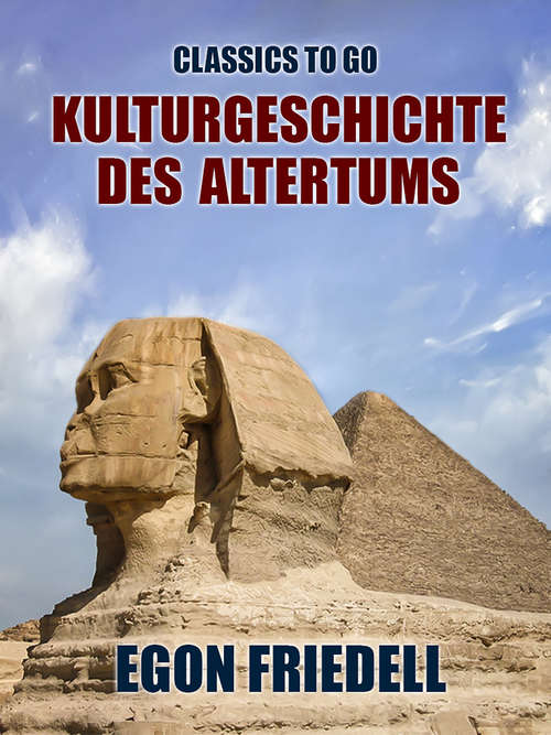 Book cover of Kulturgeschichte des Altertums (Classics To Go)