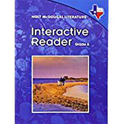 Book cover of Holt McDougal Literature: Interactive Reader Grade 6 (Texas)