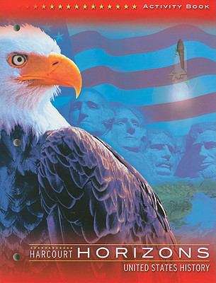 Book cover of Harcourt Horizons: United States History Activity Book