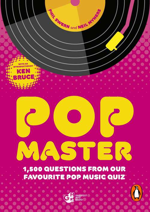 Book cover of PopMaster: The official music quiz book from Ken Bruce’s iconic radio and Channel 4 TV show