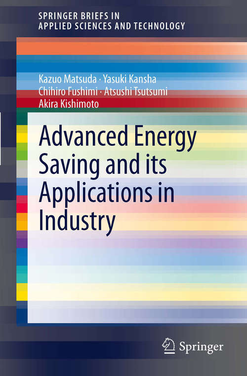 Book cover of Advanced Energy Saving and its Applications in Industry