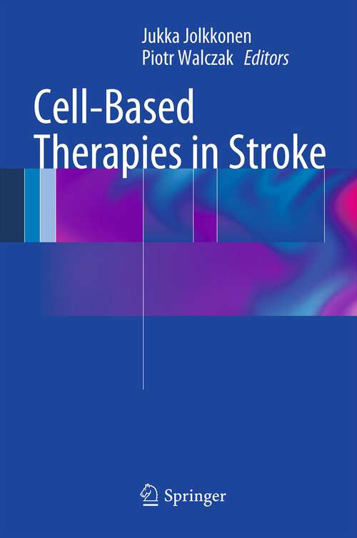 Book cover of Cell-Based Therapies in Stroke