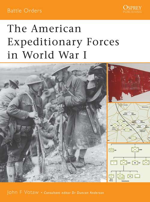 Book cover of The American Expeditionary Forces in World War I