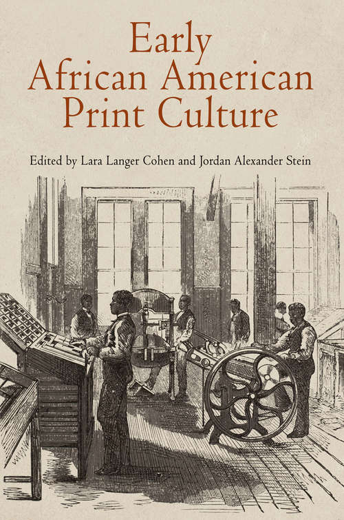 Book cover of Early African American Print Culture