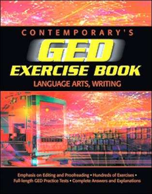 Book cover of Contemporary's GED Language Arts, Writing Exercise Book