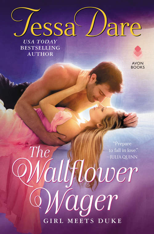 Book cover of The Wallflower Wager: Girl Meets Duke (Girl Meets Duke)