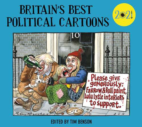 Book cover of Britain's Best Political Cartoons 2021