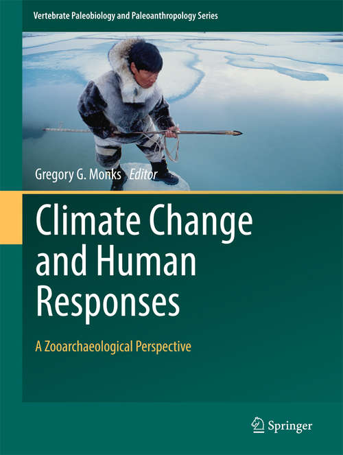 Book cover of Climate Change and Human Responses