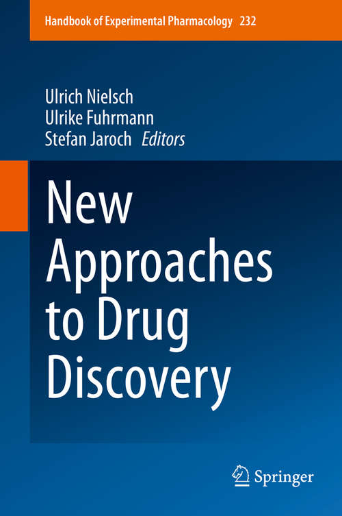 Book cover of New Approaches to Drug Discovery