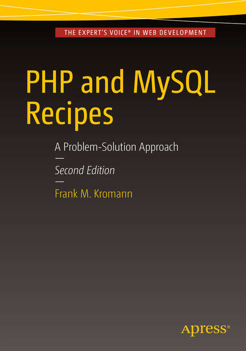 Book cover of PHP and MySQL Recipes