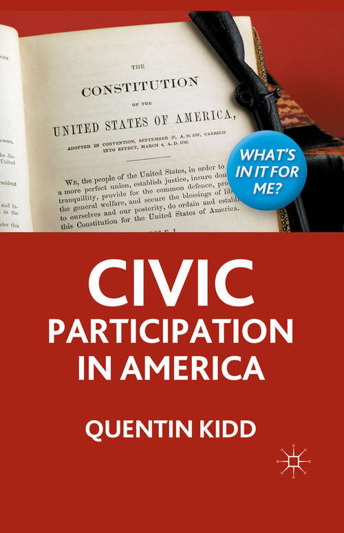 Book cover of Civic Participation in America