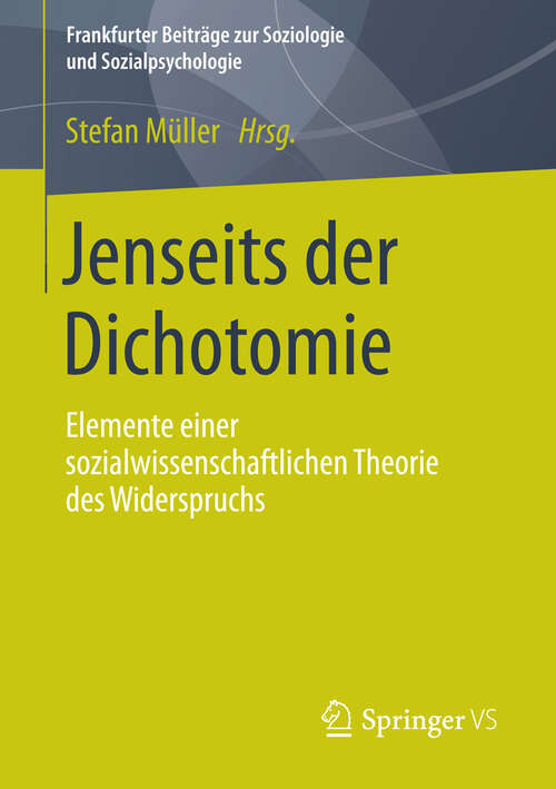 Cover image of Jenseits der Dichotomie
