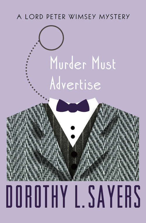 Book cover of Murder Must Advertise