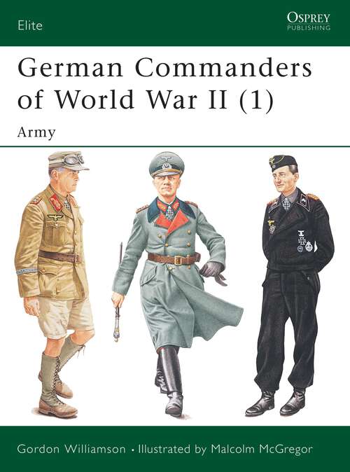 Book cover of German Commanders of World War II