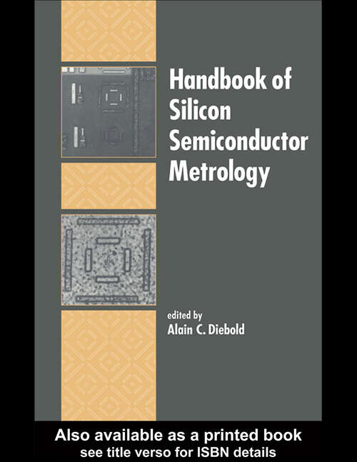 Book cover of Handbook of Silicon Semiconductor Metrology