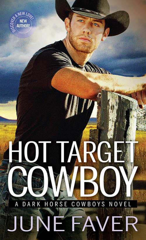 Book cover of Hot Target Cowboy (Dark Horse Cowboys #2)