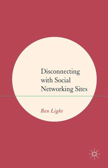 Book cover of Disconnecting with Social Networking Sites