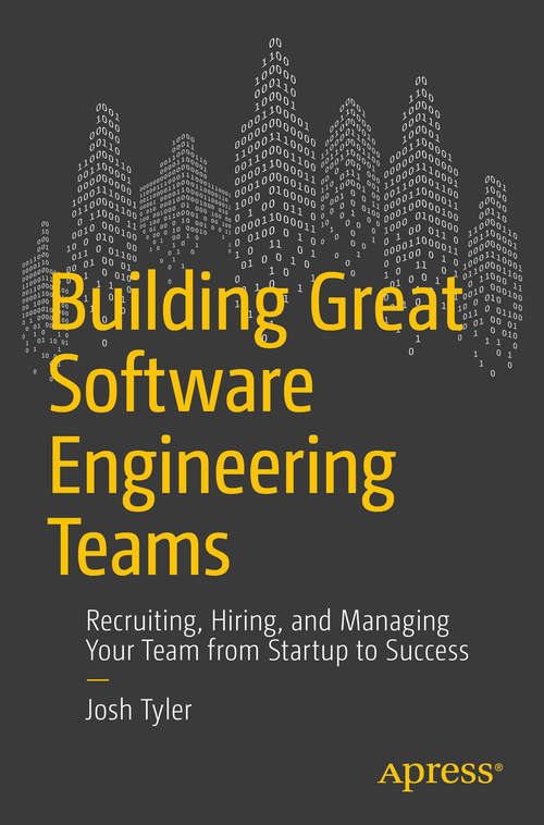 Book cover of Building Great Software Engineering Teams