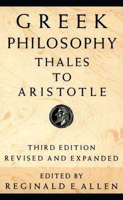 Book cover of Greek Philosophy: Thales to Aristotle (Third Edition)