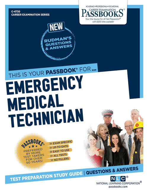 Book cover of Emergency Medical Technician: Passbooks Study Guide (Career Examination Series)