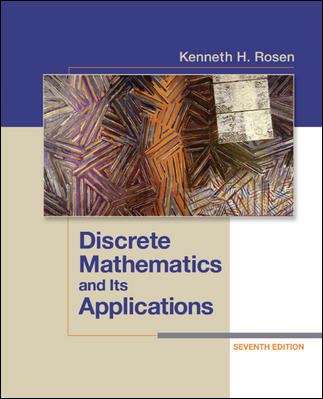 Book cover of Discrete Mathematics and Its Applications Seventh Edition