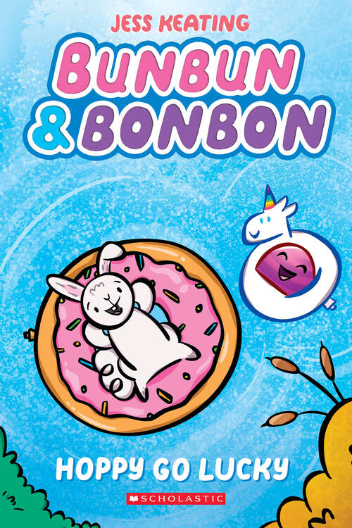 Book cover of Hoppy Go Lucky: A Graphix Chapters Book (Bunbun & Bonbon)