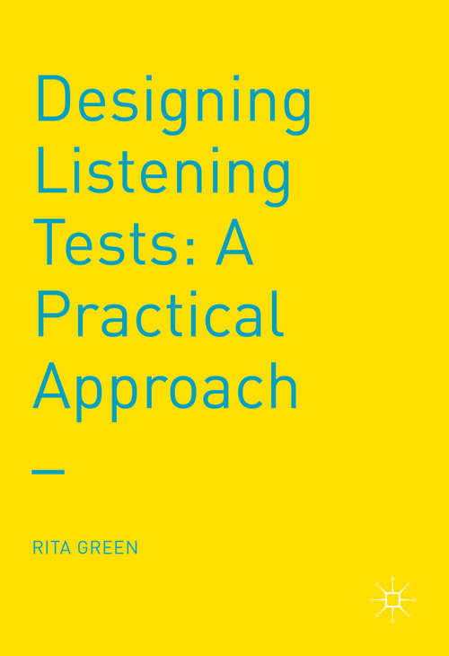 Book cover of Designing Listening Tests