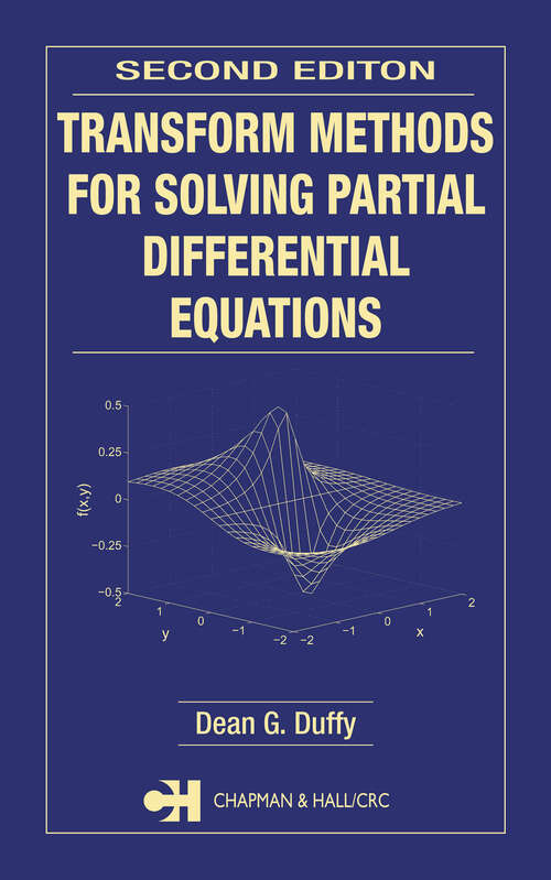 Book cover of Transform Methods for Solving Partial Differential Equations (2) (Symbolic & Numeric Computation)