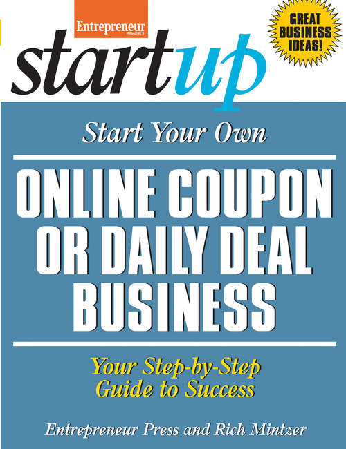 Book cover of Start Your Own Online Coupon or Daily Deal Business
