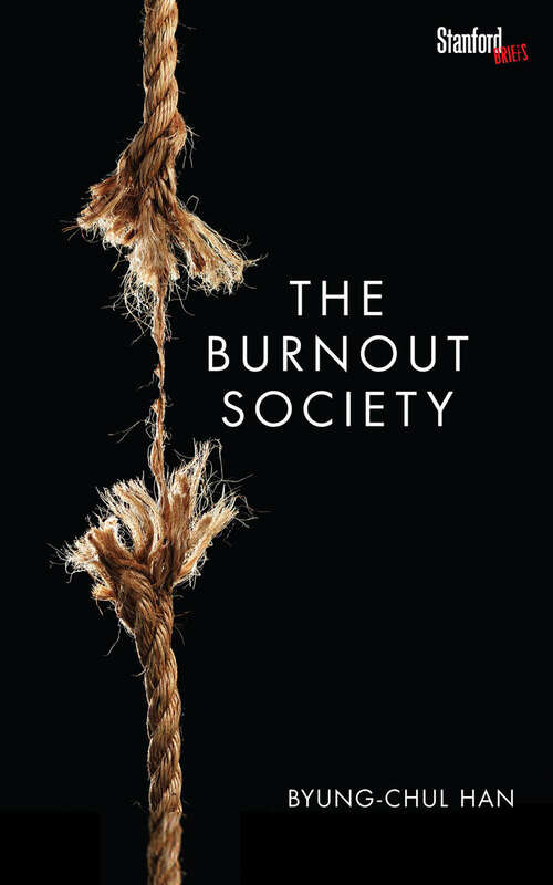 Book cover of The Burnout Society