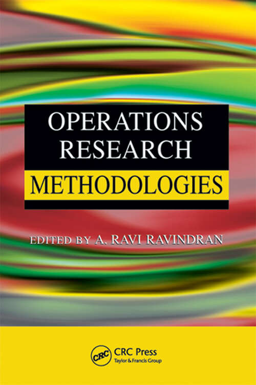 Book cover of Operations Research Methodologies (1)