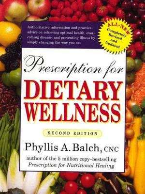 Book cover of Prescription for Dietary Wellness